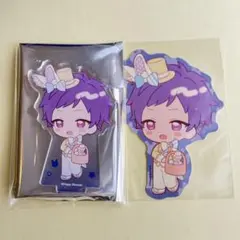 あんさんぶるスターズ‼︎ アニメイトカフェ　アクリルスタンド　ステッカー　伏見弓弦