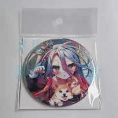 ノーゲーム・ノーライフ 白 缶バッジ