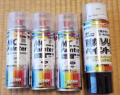 DAYTONA MCペインター 純正色対応スプレー 3本セット＋ウレタンクリアのサムネイル