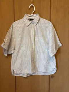 ZARA ストライプ 半袖シャツ　新品・未使用