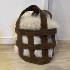 ファ➖付きハンドバッグ