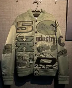 Diesel パッチワーク スタジャン ブラウン - メルカリ