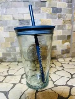 北米スターバックス‼️ 国内入手不可‼️アンティーク‼️ガラス製タンブラーグラス　美品