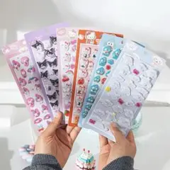 新品 サンリオ ぷくぷくシール ラスト1点