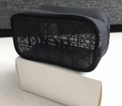 Dior ブラック メッシュ　ポーチ　ノベルティ　ディオール