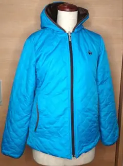 ルコック　レディースリバーシブルキルティングフードジャケット　Mサイズ