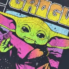 【STARWARS】ベビーヨーダGROGUビッググラフィック　コットン100％