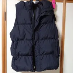 GU ブラック ダウンベスト