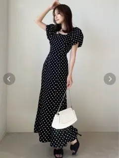 RESEXXY バブルスリーブマーメイドワンピース　リゼクシー