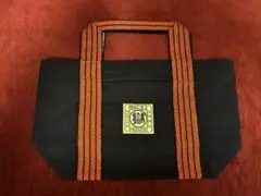 【マル獄シリーズ】トートバッグ(手提げ) ❹紺色　　(新品•未使用)