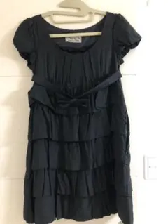 オリーブ　デ　オリーブ　黒ドットワンピース
