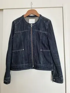 AZUL ENCANTO ノーカラーデニムジャケット