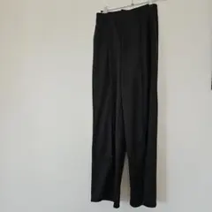 GU ブラック ワイドパンツ