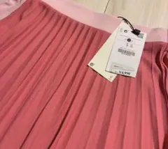 新品 Bershka プリーツスカート ピンク Sのサムネイル