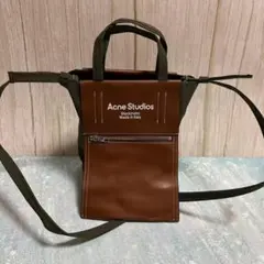 Acne Studios 赤/白ストライプ ショルダーバッグ - メルカリ