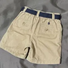 ラルフローレンRalph Lauren ショートパンツ ベルト付き　90