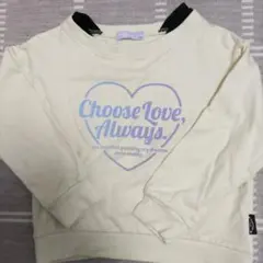 Choose Love, Always. トレーナー 130
