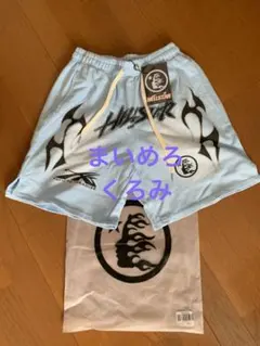HELLSTAR ショートパンツ　水色　Lsize HELLSTAR ショートパンツ 水色 Lsize - メルカリ