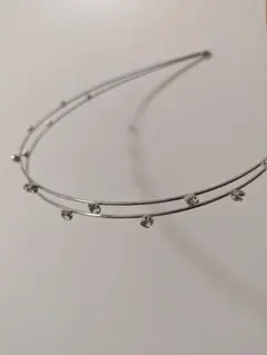 【今なら値下げ交渉可能です！】カチューシャ　シルバー