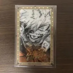 ヒロアカ展 原画展 箔押しクリアカード 爆豪勝己