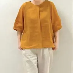 ヒューマンウーマン　ラミーブラウス　オレンジのサムネイル