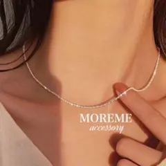 ✨金アレ対応 ✨シルバー ステンレス キラキラ 華奢 ネックレス シンプル 上品