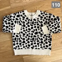 ヒョウ柄　ニット