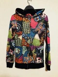 ♥Desigual♥ポストカード パーカー Desigual（デシグアル） トレーナー スウェット ポストカードプリント
