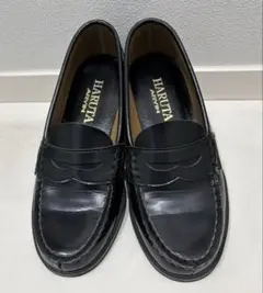 ハルタHARUTA ローファー2E 22.5cm 黒