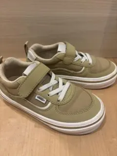 VANS ベージュ スニーカー　17.0