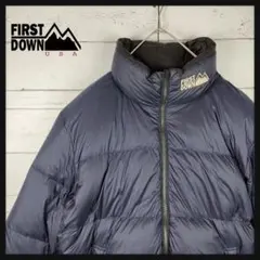 【人気デザイン】ファーストダウン　ダウンジャケット☆リバーシブル☆肉厚☆ビッグ