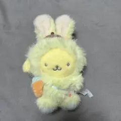サンリオ　ふっくらおみみのうさぎの会　マスコット　ポムポムプリン