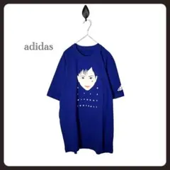 a1513 アディダス　プリントTシャツ　スポーツ　サッカー　　F