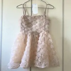 chico ローズチュールペプラムブラウス