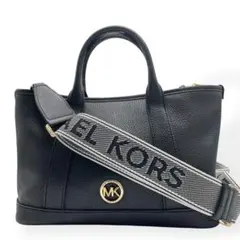 極美品　MICHAEL KORS 2way トートバッグ　ショルダーバッグ　黒