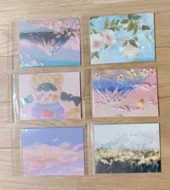 メッセージ カード 6種類 感謝カード 3Dメッセージカード 封筒付き