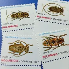 外国切手 ラオス 1974年 甲虫類昆虫切手 凹版4種セット - メルカリ