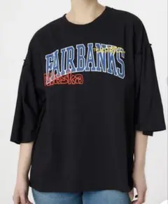 新品　ロデオ　クラウンズ　アソートグラフィックフリル袖 Tシャツ 黒のサムネイル