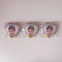 ドラマトsweet morning 朝霧司 ハート缶バッジ 4個セット - メルカリ