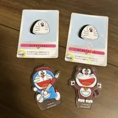 100％ドラえもん＆フレンズ展 ステッカー コンプリート4枚セット