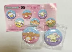 くら寿司　シナモンロール　コラボ　缶バッジ