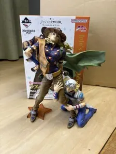 1番くじジョジョラストワン賞ジョニィ&フィギュア 開封品（ロゴおまけ
