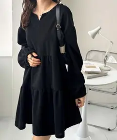 GeeRA 前後2WAYボリュームティアードブラウス