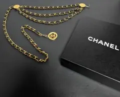 CHANEL ゴールド 3連チェーンベルト ベルト