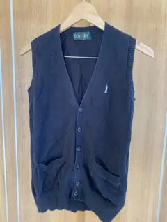 EAST BOY 黒 ノースリーブベスト　サイズ9