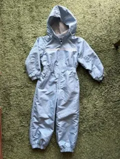 キッズ 子供 イグニオ 100 110 スキー スノボ ウェア 水色 つなぎ