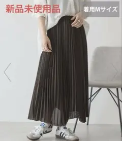【新品未使用品】アメリカンホリック プリーツスカート M ブラウン