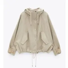 美品❤️ザラ ZARA マウンテンパーカ マウンテンジャケット M カーキベージュ