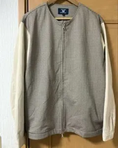 COMME CA COMMUNE フェイクスエード ノーカラーブルゾン