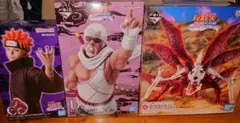 １番くじ一番くじ　ナルトNARUTO　Ｃ賞Ｄ賞ラストワン賞　フィギュア３体セット